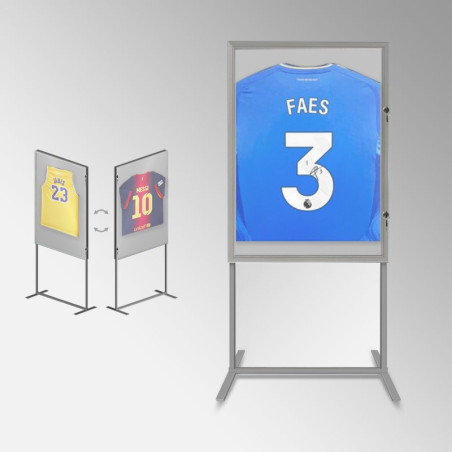 Freestanding T-Shirt Display Stand (Double-sided 180cm) | Picture Hanging Direct
