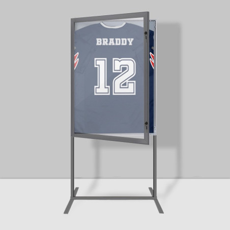 Freestanding T-Shirt Display Stand (Double-sided 180cm) | Picture Hanging Direct