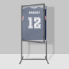 Freestanding T-Shirt Display Stand (Double-sided 180cm) | Picture Hanging Direct
