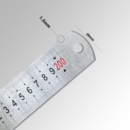 Metal Steel Ruler 200cm | Picture Hanging Direct