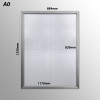 Lockable Aluminium Snap Frame | Picturehangingdirect