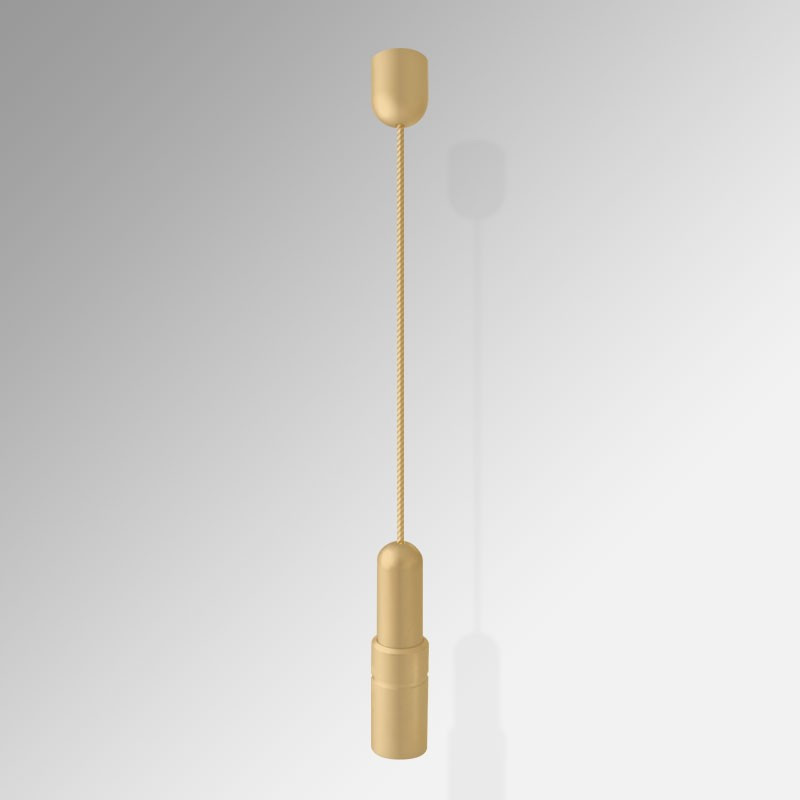 Ceiling to Floor Cable BRASS Gold Fixings