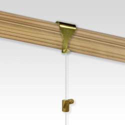 Brass Moulding Hook Clear Cable Kit | Picture Hanging Direct
