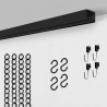 P-Rail Steel Chain Hanging Kit | Picture Hanging Direct