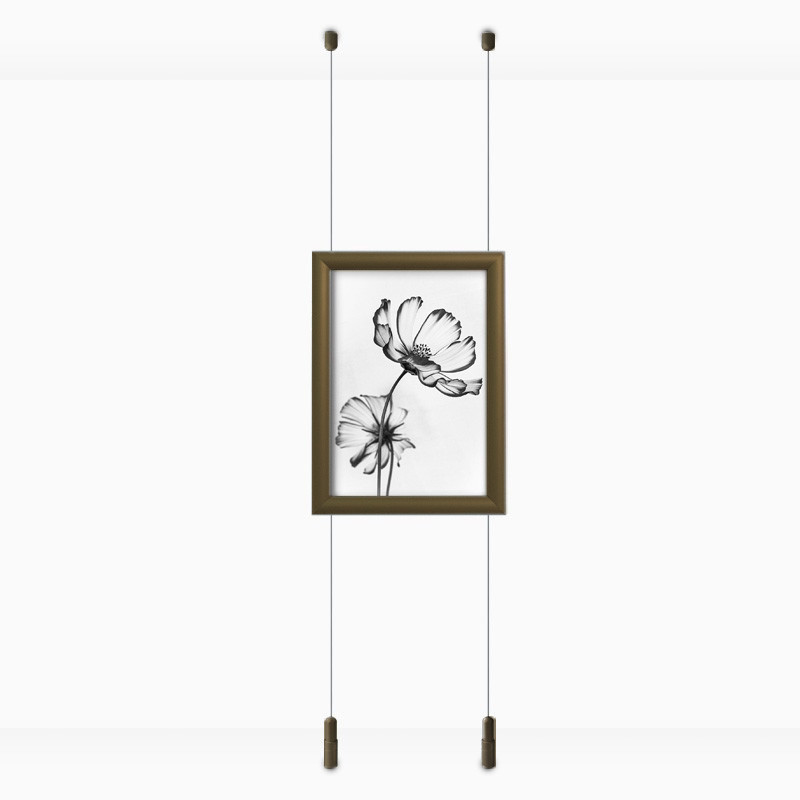 Snap frame Ceiling to Floor Hanging kit| Picture Hanging Direct
