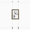 Snap frame Ceiling to Floor Hanging kit| Picture Hanging Direct