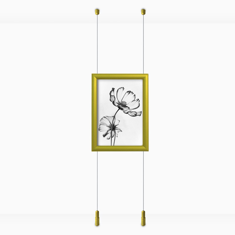 Snap frame Ceiling to Floor Hanging kit| Picture Hanging Direct