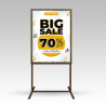 Double Sided Free Standing Information Stand floor standing sign holders poster display Pavement Sign AO
