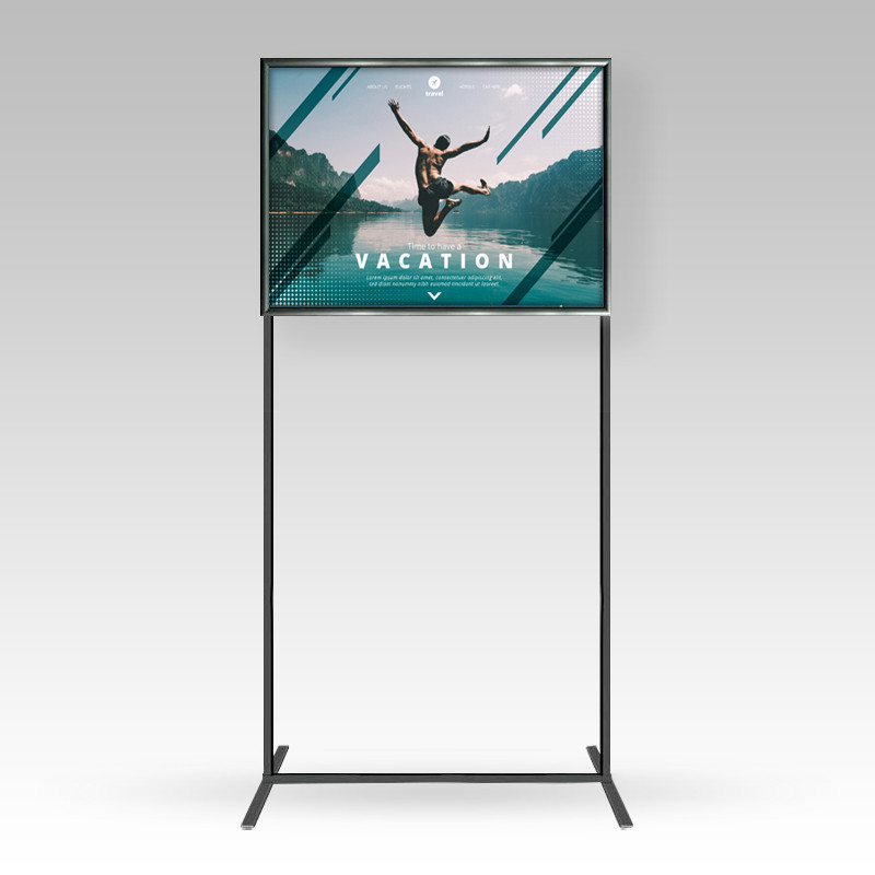 Double Sided Free Standing Information Stand floor standing sign holders poster display Sign A1