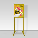 Double Sided Free Standing Information Stand floor standing sign holders poster display  A2