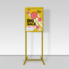 Double Sided Free Standing Information Stand floor standing sign holders poster display  A2