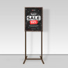 Double Sided Free Standing Information Stand floor standing sign holders poster display  A2