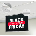 Suspended Ceiling Aluminium Poster Hanger Kit | Picture Hanging Direct