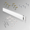 Clip Rail ready to use kit for Art Gallery System  picture hanging 3m