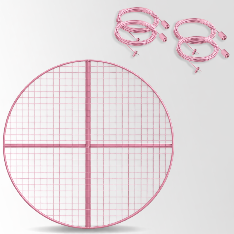 Round Mesh Ceiling Hanging Kit | Picture Hanging Direct