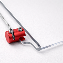 Red Panel Support Single 4MM | Picture Hanging Direct