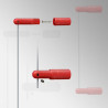 Cable displays Wall to Wall, steel wire rope fittings wall mounted