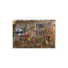 Pegboard hook pegboard anchor