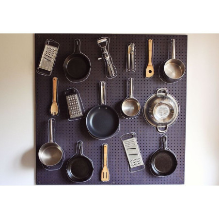 Pegboard hook pegboard anchor