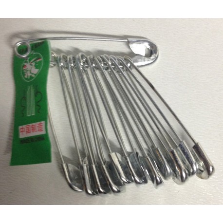 Pack of 12 Extra Large Safety Pins