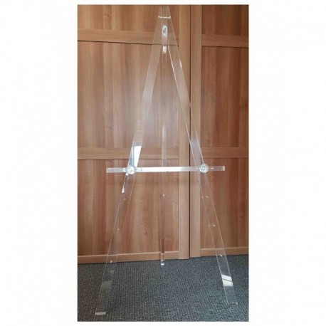easel display acrylic stands hire london transparent clear larger