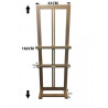 Vertical Display Easel Wooden Hire