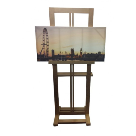 Vertical Display Easel Wooden Hire