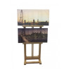 Vertical Display Easel Wooden Hire