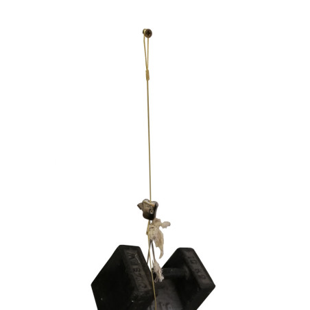 Gold Steel Cable With Loop