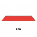 Red Colour Glass Shelf