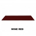 Wine Red Colour Glass Shelf