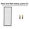 Mesh Grid Sliding Wall Picture Hanging System