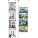A4 Ceiling Rod Display