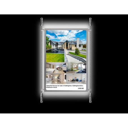 A4 LED Display Pocket Wall To Wall Kit