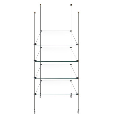 Rod Glass Shelf Display Kit