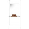 Shop Rod Display Shelf & Mirror Kit