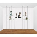 Rod Display Suspended Glass Shelves Kit