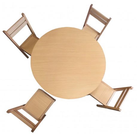Kids Pre School Table & Chairs-wooden