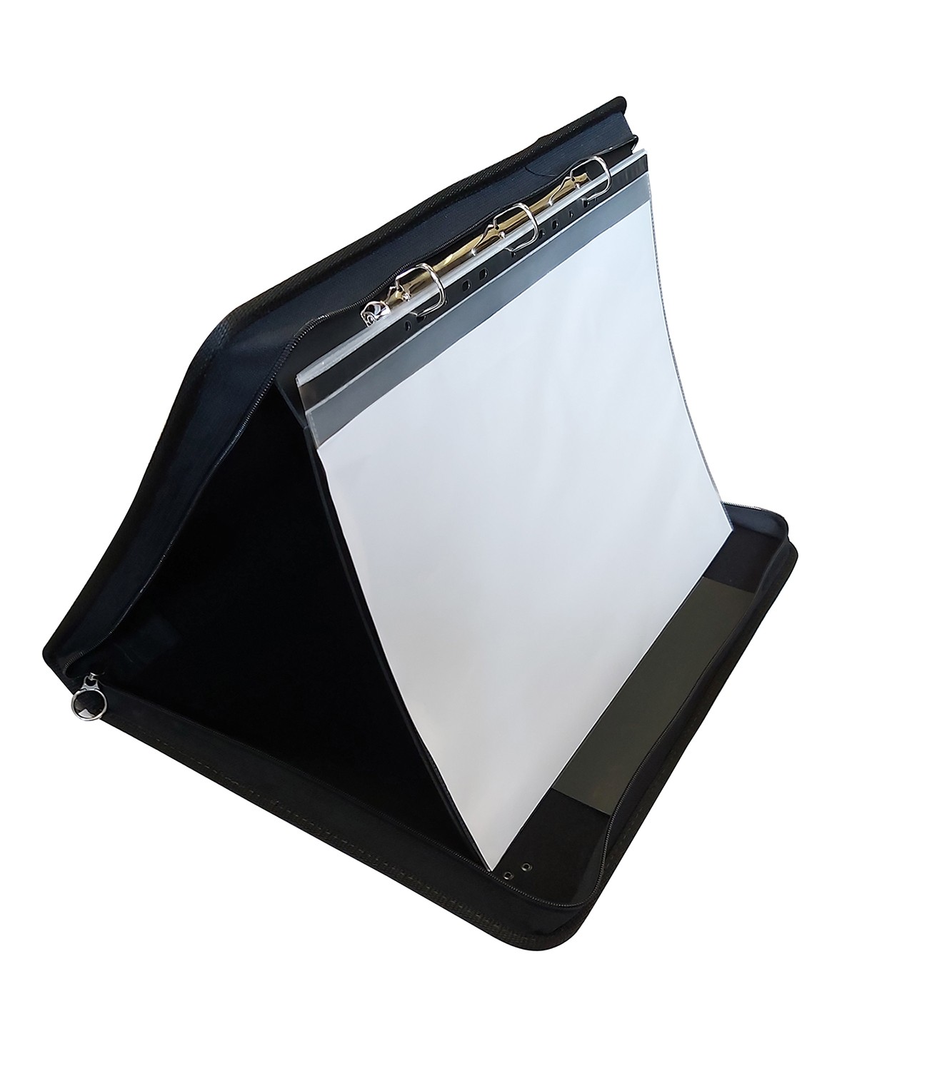 Aris Ring Binder best for A3 Size Paper 4D Shaped 25mm Ring Black Colour  Binder File - Canvazo
