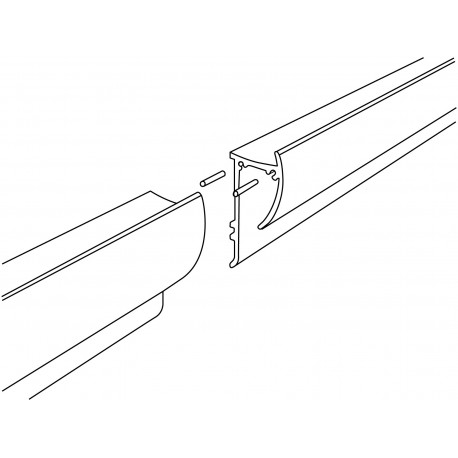 Paper Rail Connecting pins