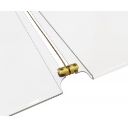 Brass Gold Panel Support Double 4MM