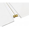 Brass Gold Panel Support Double 4MM