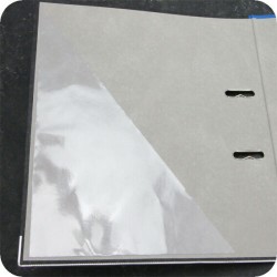 Self Adhesive Corner Triangular Diagonal Sticky Back Clear PVC Pocket Wallet