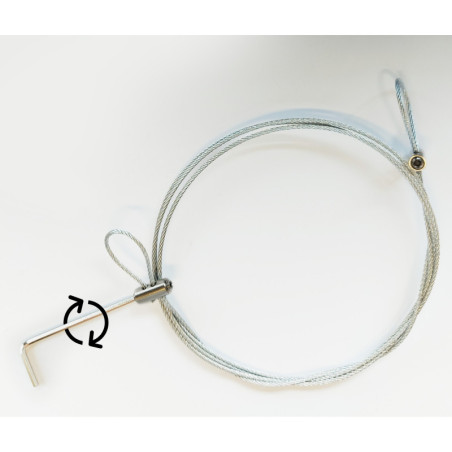 Steel Cable - Loop at both Ends