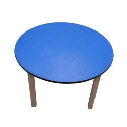 Kids Pre School wooden Table Blue Top