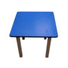 Kids Pre School Square Table Blue