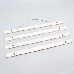 Wooden Poster Hanger (White)