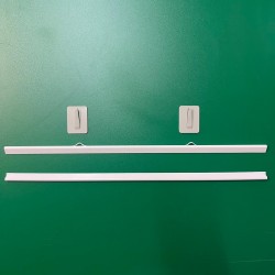 White Poster Hanger with Self adhesive Hook