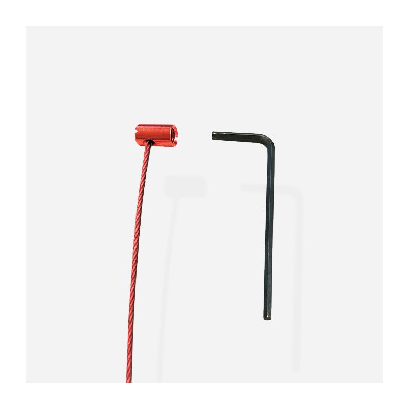 Slider Barrel Anhor with Steel cable