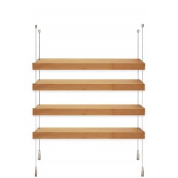 Suspended Wooden Shelf Kit